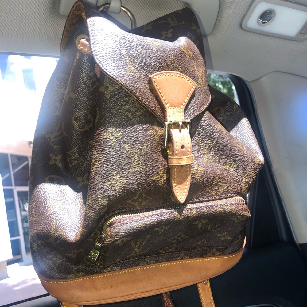 Authentic Louis Vuitton Montsouris MM Backpack